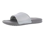  Nike Damen WMNS Benassi JDI Bp Gymnastikschuhe, Silber (Metallic Silver/Metallic Silver/Gunsmoke 001), 38 EU