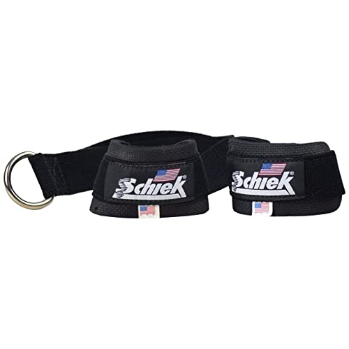 Schiek Ab Strap con argolla de acero resistente para entrenamiento de gimnasio 7