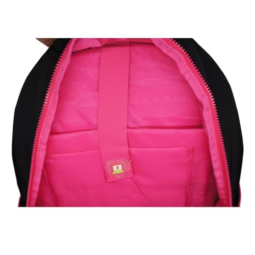 Mochila De Costas Luluca Escolar Feminina Lulike Pandalu Preto