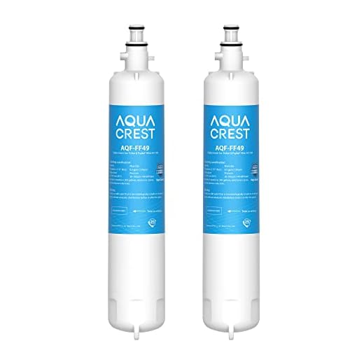 AQUA CREST 847200 Refrigerator Water Filter Replacement for Fisher & Paykel 847200, Fisher & Paykel Refrigerator Model Number E522, E422, E402, 2 Filters (Package may vary)