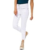 Cecil Damen 374962 Hose, Weiß, 31W / 26L EU