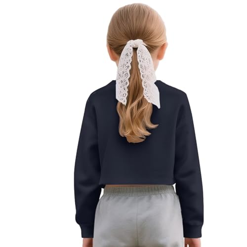 Ystardream Cute Kids Crop Tops for Girls Long Sleeve Shirts for Daily School2
