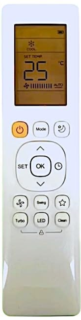 Remote Controller Air Conditioner for EVVOLI 29111