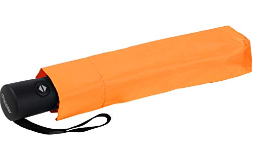 Zero*Magic der Ultra leichte & kompakte Regenschirm von doppler mit Auf-Zu Automatik bei Einem Gewicht von nur 176 Gramm Fruity orange Cover