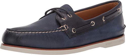 Sperry Men's Gold Cup Authentic Original Rivingston Boat Shoe, Navy, 8 M US