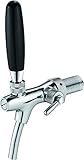  Gastrobedarf Westerbarkey Kompensator Schankhahn mit Schaumtaste 55mm Gewinde Chrom