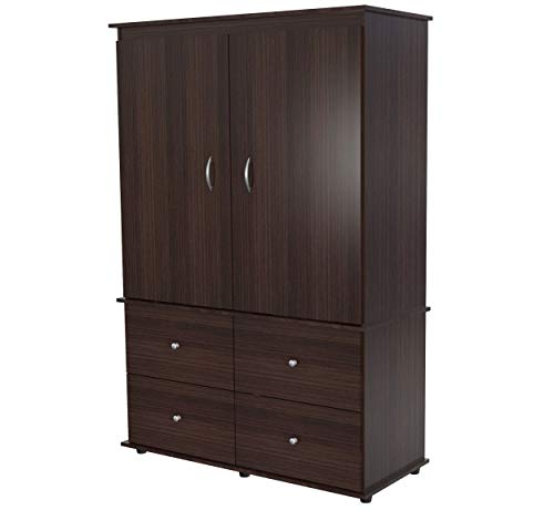 Inval-America-Wood-Armoire-AudioVideo-Combo-Espresso-wengue