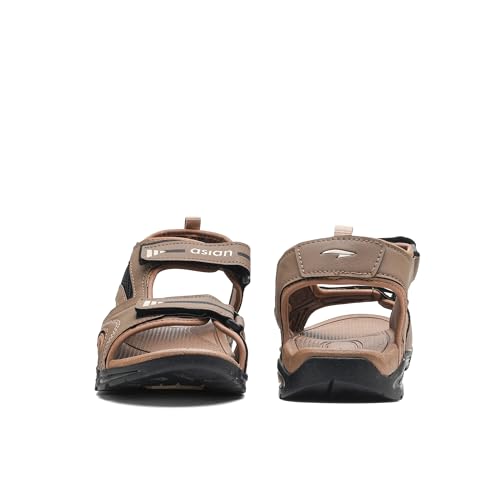 Image of ASIAN Vistara-47 Men's Sandals with Adjustable Straps, Cushioned Footbed & Anti-Skid Sole | Stylish Outdoor Sandals | Lightweight, Ideal for Travel & Beach