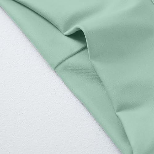 Children's Sports Warm Leggings Tights Winter Yoga Athletic High Rise Yoga Pants Elastic Sporty Funny High Waisted Joggers for Teen Girls Running Cute Scrunch Active Dance Tummy Control Green3