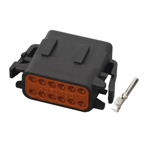 Conector de 12 pines DTM06-12SB enchufe automotriz para cableado de camión pesado 5