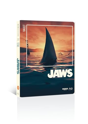 JAWS - The Film Vault Range Steelbook [4K Ultra HD] [1975] [Blu-ray] [Region Free]