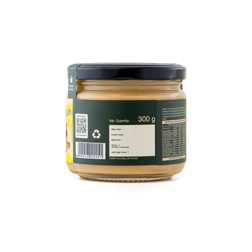 Image of Two Brothers Organic Farms - Peanut Butter Crunchy (300g) | Sweetened with Jaggery | Nutrients & Minerals Rich | Good Source of Protein, Fiber, Vitamin E | Vegan Butter Made Using Only Peanuts