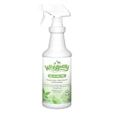 Wee Away Pet Stain and Odor Remover Spray, Biodegradable Enzyme Cleaner for Dog and Cat Urine, Poop, Diarrhea, & Vomit, For Carpets, Upholstery, Cages, Litter Boxes (32 oz) (Green Tea)