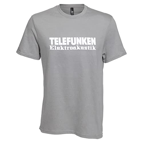 TELEFUNKEN Elektroakustik Classic T-Shirt (Grey, XXL)
