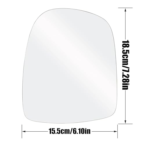 Rétroviseur gauche pour Opel Vivaro 2001-2014 miroir en verre convexe de rechange - 5