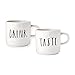 Rae Dunn Coffee Mug Set, Stem Mug Set, (Drink - Taste)