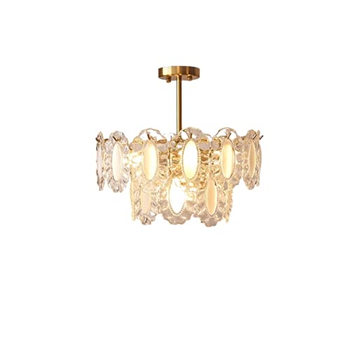 Plafonnier lustre chambre princesse ambiance lumineuse cocon nordique crème 70cm