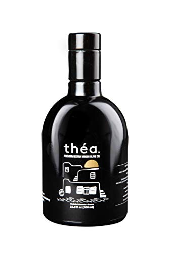 théa Premium Greek Extra Virgin Olive Oil (500ml) I 100% Koroneiki Variety I First Cold Pressed I Low Acidity I High in Antioxidants I Unblended I Family Owned I Handpicked & Harvested in Kalamata