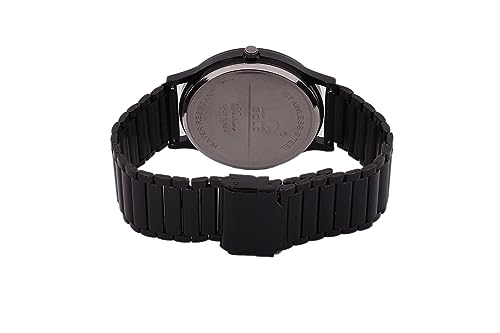 Image of Men's Brass Black Wrist Watch (LG313, Dial Colour-White)