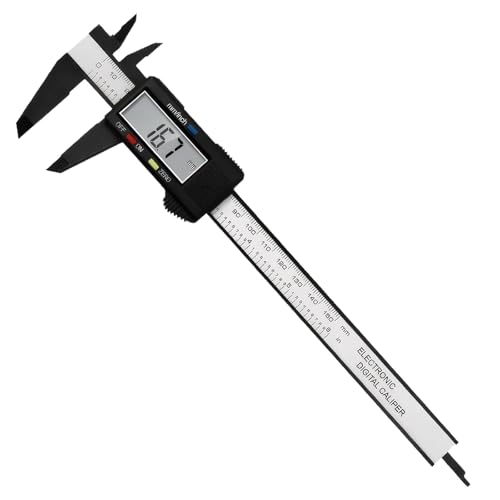 Digital Vernier Caliper with Large LCD Screen, 150mm Electronic Calipers Measuring Tool, Precision Digital Tool Vernier, Micrometer Measuring vernier calipers for DIY Jewelry
