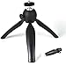Coolux Mini Tripod Projector Mount with 360 Degrees Rotatable Heads for Projectors DSLR DVR Cameras Mini Webcam, Mount with Metal Ballhead for Camera ... (Black)