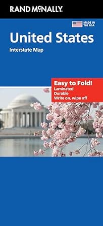 Rand McNally Easy-to-Fold Laminated Map of the United States