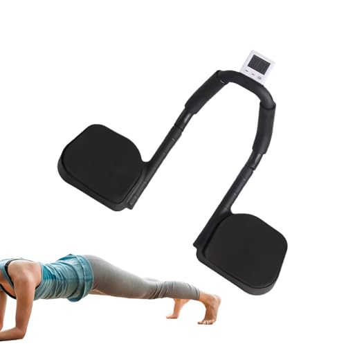 Aparato de abdominales, dispositivo de fitness portátil con temporizador integrado, equipo para entrenamiento de fuerza, para mujeres y hombres, para entrenamiento en casa o en casa