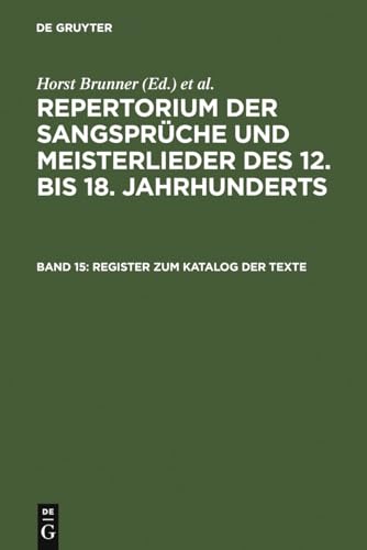 Katalog Der Texte: Stichwörter solution recherche de textes - 2