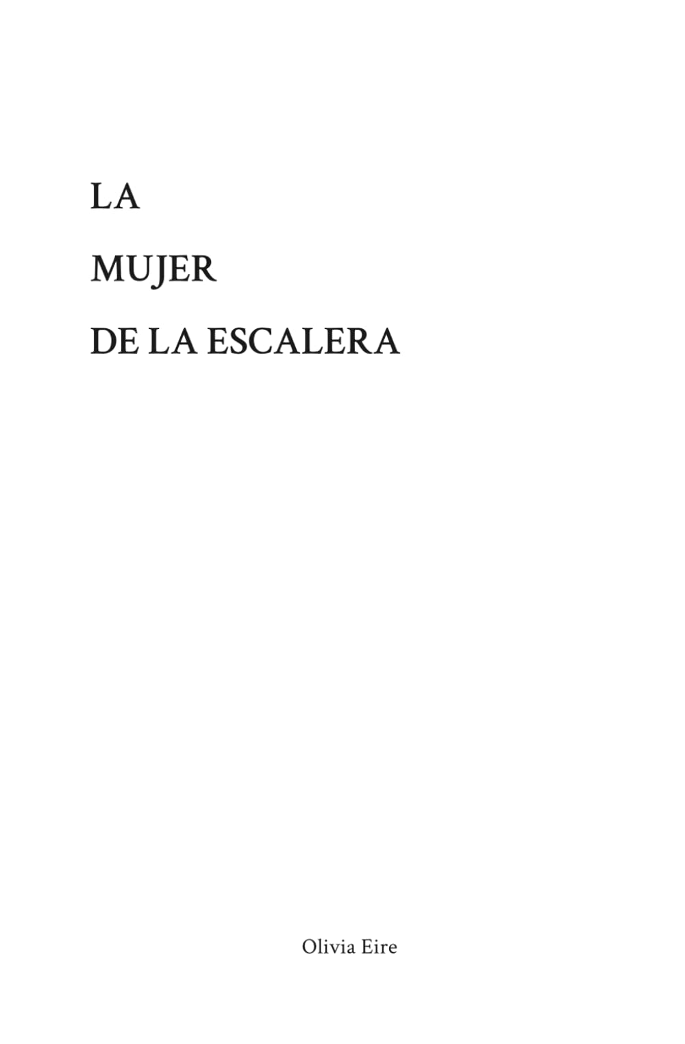 La mujer de la escalera