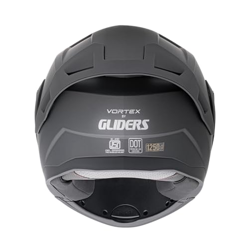 Image of Gliders Vortex DX Flip-Up Full Face Helmet with Spoiler with Clear Visor