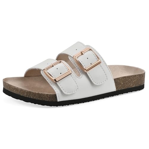 Image of WHITE MOUNTAIN Kids Girls' Helga Slide Footbed Sandal