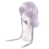Anime Izayoi Sakuya Touhou Project Cosplay Wig oblique bangs cosplay wig+Free Wig Cap