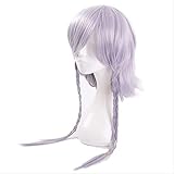 Anime Izayoi Sakuya Touhou Project Cosplay Wig oblique bangs cosplay wig+Free Wig Cap