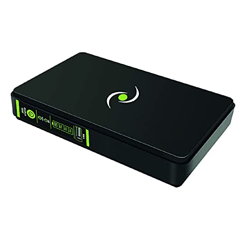 Tecnologia DC Tecnoware Mini UPS ERA PLUS DC 9VDC/12VDC, Gruppo di Continuità con 8800mAh PowerBank, Protezione WIFI, Modem/router, VOIP, Telecamere, Funzione POE 15VDC/24VDC, 18W, Autonomia fino a 240 minuti