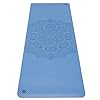 Premium Clever Yoga Mat - Extra Long Yoga Mat Suitable For All Yoga Types - Workout Mat For Home Or On The Go - Includes Our Perfect Fit Mat Bag - Blue