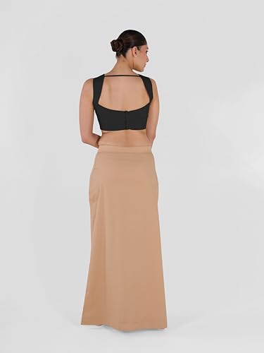 Image of I AM BY DOLLYJAIN D'coat Simple with Extender Length Adjustable for Women - 99% Cotton, 1% Lycra Stylish Lightweight Coat for Casual and Formal Wear