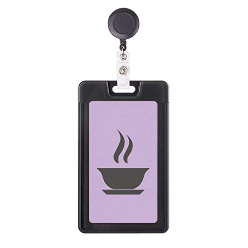 Porte-badge rétractable motif thé chinois cadeau original collègue