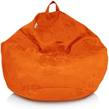 Delmach Bean Bag Stuffed Animal Storage Or Cover | No Filler | Extra Large | for Adults Or Kids | Double Stitched | Durable Zipper | Premium Microsuede