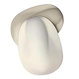 Daygeve Hautfarbene Badehose Erotische Hosen für Männer 2 Polster dick DREI-Schwimmen Männer-Bademode Neon Badehose (White 1, One Size)