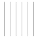 Swpeet 6 Stück 1/10 Zoll Aluminium massiv Rundstange Stange Stock Kit Durchmesser 3 mm Länge 300 mm Perfekt für verschiedene Wellen Miniaturachse