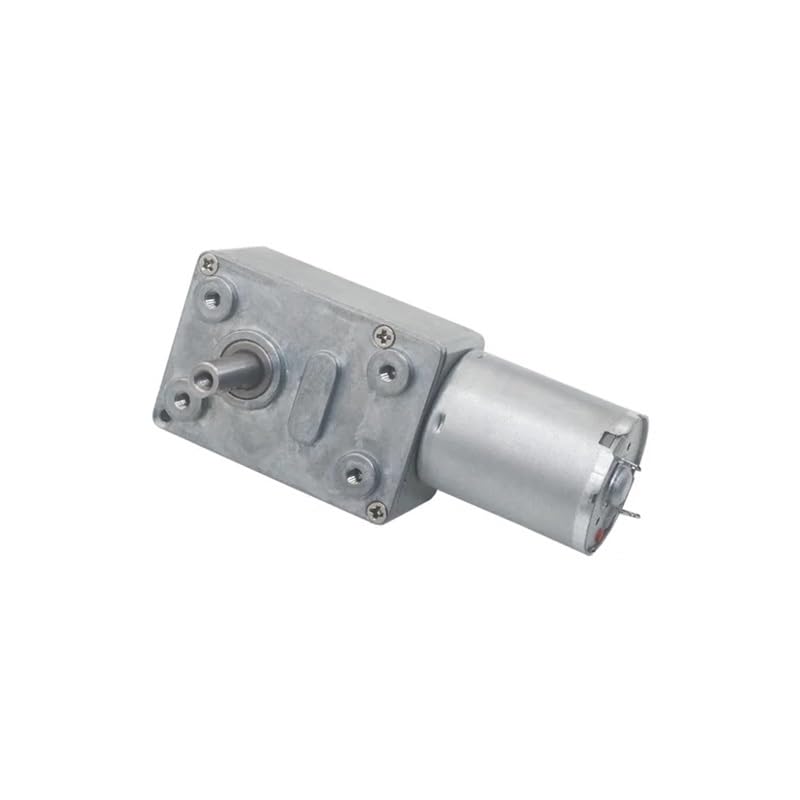 Motorreductor JGY370 de alta precisión con doble eje sinfín y autobloqueo de 12V 4