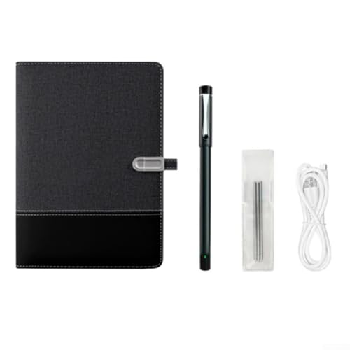 WheatThrive Cuaderno síncrono de pantalla de papel, juego de cuadernos de bolígrafo inteligente, cuadernos digitales inteligentes, para dibujar reuniones de aula, 17,5 x 24 x 5 cm (bolígrafo