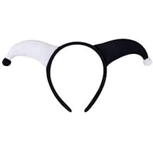 Probeauty Clown Horn Headband Headpiece, Funny Costume Hair Accessory for Halloween Party Cosplay Festival, 18cm x 32cm