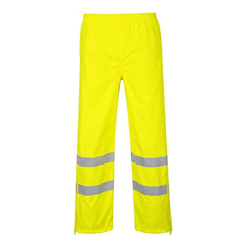 Pantalon imperméable haute visibilité pour travailler sous la pluie sur les chantiers