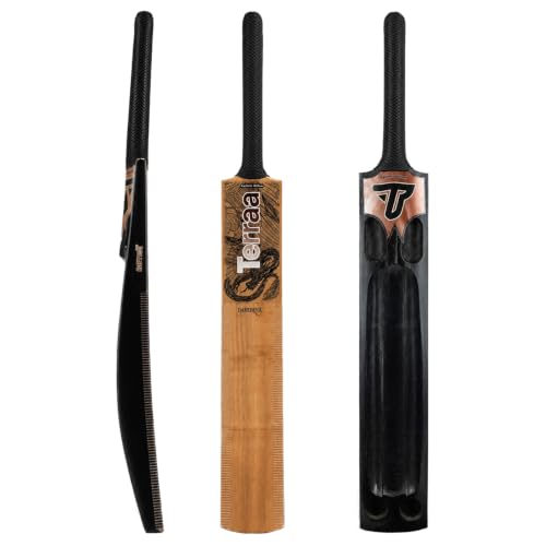Image of Daredevil Kashmir Willow Cricket Bat for Men & Boys - Premium Double Blade Wooden Cricket Bat with Smooth Swing, Thick Edges, Lightweight Balanced Pickup, Professional Match Practice Bat