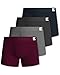 Pierre Calvini Boxers for Men With Fly (4/8 Pack) – Anti-Chafe Mens Boxers – Soft, Breathable Men's Boxer Shorts – Supportive, Tag-Free, Everyday Cotton Underwear Multipack