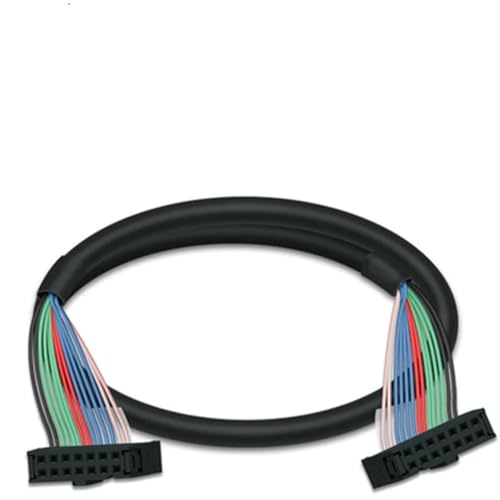 Connecteur Idc14 mâle 14 broches et bloc terminal pour PLC sur rail DIN HL-IDC14-F-F-5M
