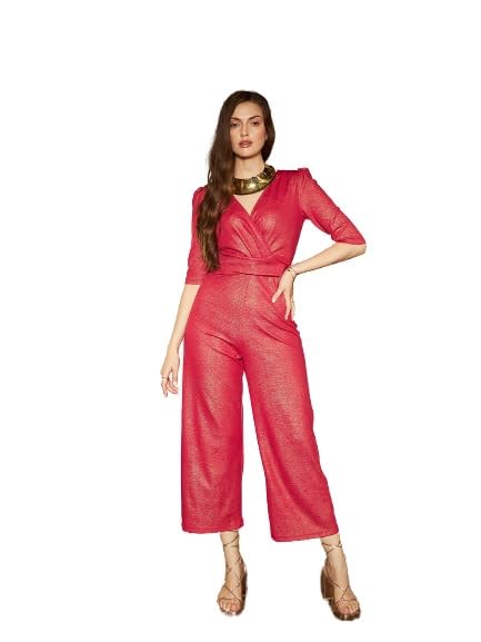 kassually Jumpsuits for women Casual Front Wrap Jumpsuit-picture-27