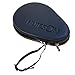 misppro Waterproof Shock-Proof Table Tennis Racket Hard Case Ping Pong Paddle Cover Carry Bag Dark Blue