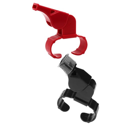 2 silbatos deportivos multiuso con anillo plástico ABS miniatura 1